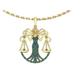 POKROVSKY Золотая подвеска Весы 0900671-00350