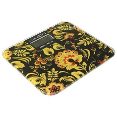 Весы электронные Luazon LVE-014 хохлома