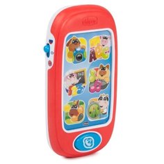 Интерактивная развивающая игрушка Chicco Говорящий смартфон ABC красный