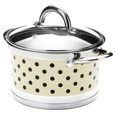 Кастрюля MAYER & BOCH Горох MB-25162 2 л, стальной/бежевый