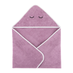 Крошка Я Полотенце Милая малышка банное 75х75 см сиреневый