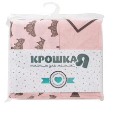 Многоразовые пеленки Крошка Я Розовый шик, 120х75 см, 2 шт (5162215) розовый