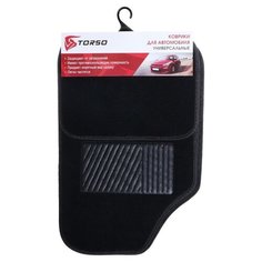 Комплект ковриков Torso 113835 4 шт. черный