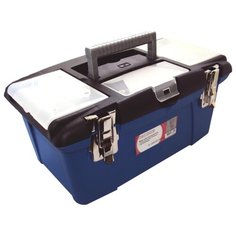 Ящик с органайзером JetTools JT1602314 48x23.5x27 см 19 синий/черный