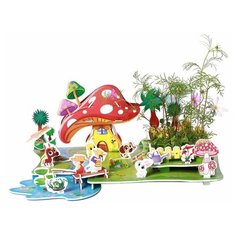 3D-пазл Zilipoo 3D Сельский пейзаж (Z-003), 34 дет.