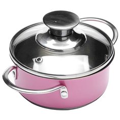 Кастрюля MAYER & BOCH MB-26897 0,4 л, розовый/серебристый