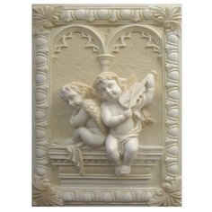 Фотообои флизелиновые Design Studio 3D Ангелочки 2х2.7м слоновая кость