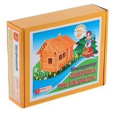 Конструктор Теремок (Пелси) Три медведя к583 М Избушка с мебелью