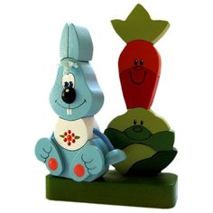 Пирамидка Крона Зайка на грядке