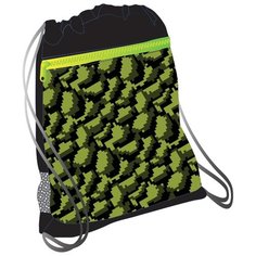 Belmil Мешок-рюкзак для обуви Green Cubic (336-91/688) черный/зеленый