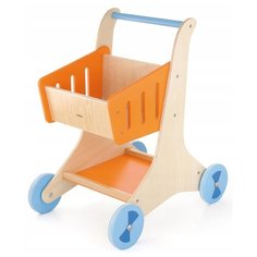 Каталка-ходунки Viga Shopping Cart (50672) бежевый/оранжевый/голубой
