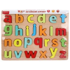 Рамка-вкладыш Mapacha Английский алфавит (76762), 26 дет.