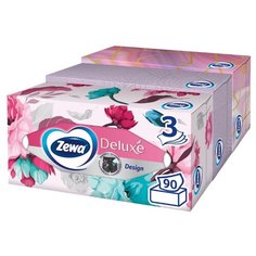 Салфетки Zewa ПРОМО НАБОР №4 Deluxe Design, 90 шт.