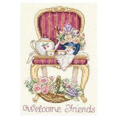 Dimensions Набор для вышивания крестиком Teatime Welcome (Время чаепития) 13 х 18 см (06954)