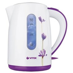 Чайник VITEK VT-7011, белый/фиолетовый