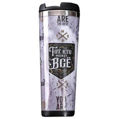 Термокружка Komandor Тот, кто может все (0.35 л) белый