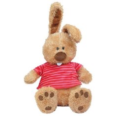 Мягкая игрушка Maxitoys Кролик Ушастик в маечке 30 см