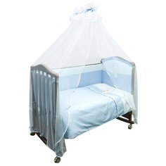 Сонный Гномик комплект Пушистик (6 предметов) нежно-голубой