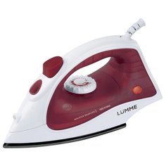 Утюг LUMME LU-1130 бордовый гранат/белый