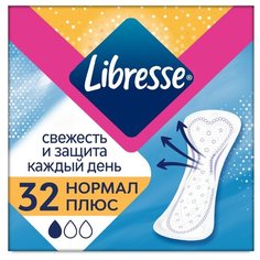 Libresse прокладки ежедневные DailyFresh Plus Normal 32 шт.