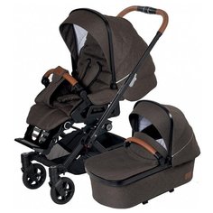 Универсальная коляска Hartan YES GTS XL (2 в 1) 651/554 Selection brown, цвет шасси: черный