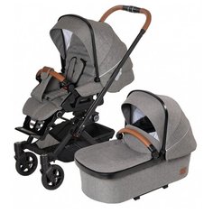 Универсальная коляска Hartan YES GTS XL (2 в 1) 655/552 selection grey, цвет шасси: черный
