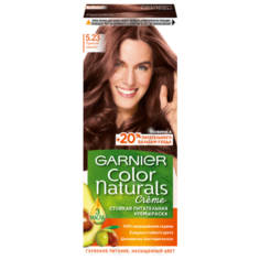 GARNIER Color Naturals стойкая питательная крем-краска для волос, 5.23, Пряный каштан/Розовое дерево