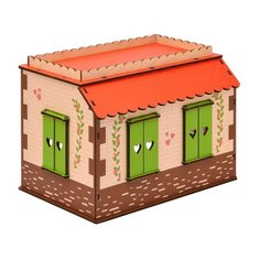 ЯиГрушка кукольный домик Маленькая мечта 59831, коричневый