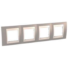 Рамка 4п Schneider Electric UNICA MGU6.008.574