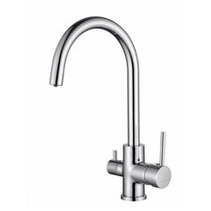 Смеситель для кухни (мойки) KAISER Merkur 26744 однорычажный хром