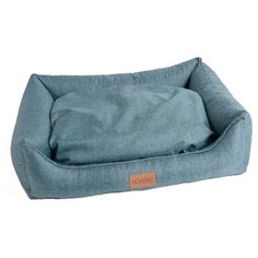 Лежак для собак и кошек Katsu Sofa Opi 70х50х21 см аквамариновый