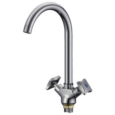 Смеситель для кухни (мойки) Ростовская Мануфактура Сантехники SL117-274F двухрычажный