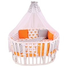Amarobaby бортик Lucky оранжевый