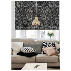 Рулонная штора Эскар миниролло Heyli (черный), 90х160 см