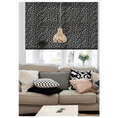 Рулонная штора Эскар миниролло Heyli (черный), 98х160 см