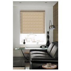 Рулонная штора Эскар миниролло Дарси (коричневый), 83х160 см