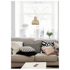 Рулонная штора Эскар миниролло Heyli (белый), 83х160 см