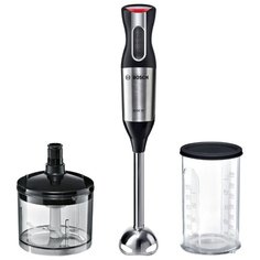 Погружной блендер Bosch ErgoMixx MS 6CM6120, нержавеющая сталь/черный