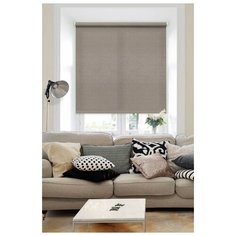 Рулонная штора Эскар Морзе (коричневый), 130х160 см