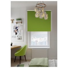 Рулонная штора Эскар Blackout (оливковый), 150х170 см