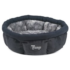 Лежак для собак и кошек Scruffs Aristocat Ring 45х45х16 см черный