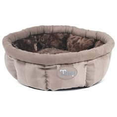 Лежак для собак и кошек Scruffs Aristocat Ring 45х45х16 см бежевый