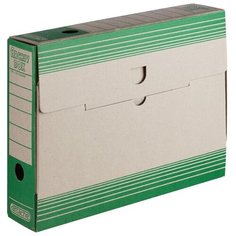 Attache Архивный короб, картон, 256х75х322 мм зелeный