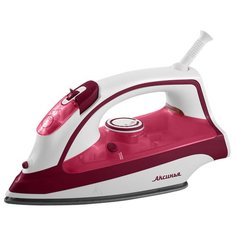 Утюг Аксинья КС-3002 красный/белый