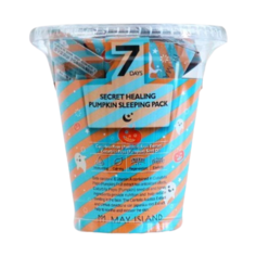 MAY ISLAND Ночная маска с экстрактом тыквы 7days Secret Healing, 5 г, 12 шт.