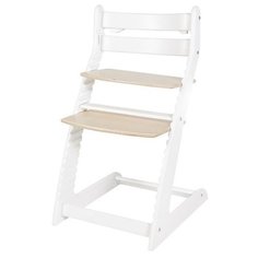 Растущий стульчик KETT-UP BON-BON белый/коричневый