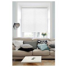 Рулонная штора Эскар Морзе (белый), 140х160 см