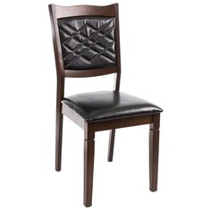 Стул Woodville Vale, дерево/искусственная кожа, цвет: cappuccino