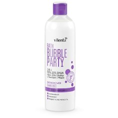 Гель-пена для ванны и душа Vilenta Bath bubble party Для полного релакса с лавандой и медом, 400 мл