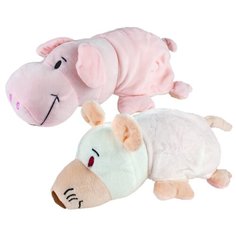 Мягкая игрушка 1 TOY Вывернушка 2020 Символы года Свинья-Крыса 20 см